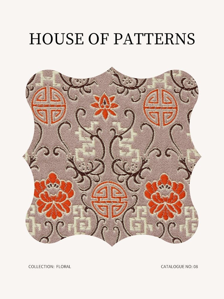 Floral Pattern Poster 8