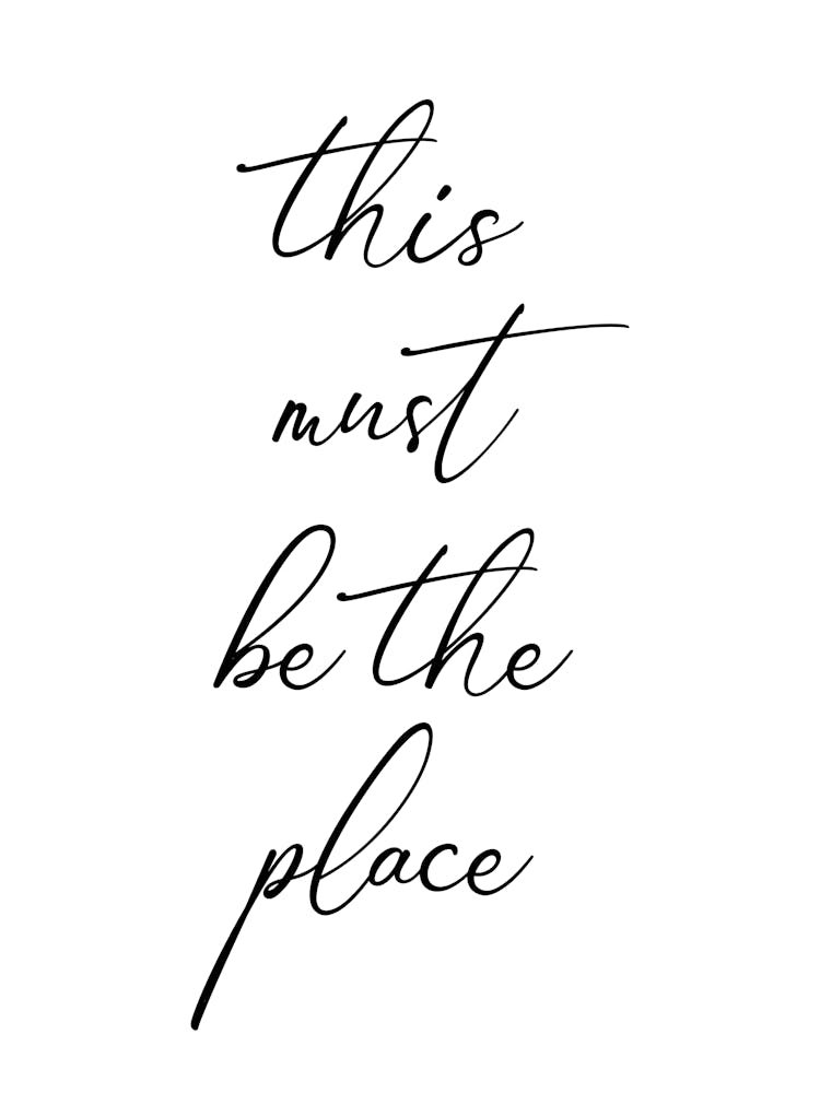 This Must Be The Place 1