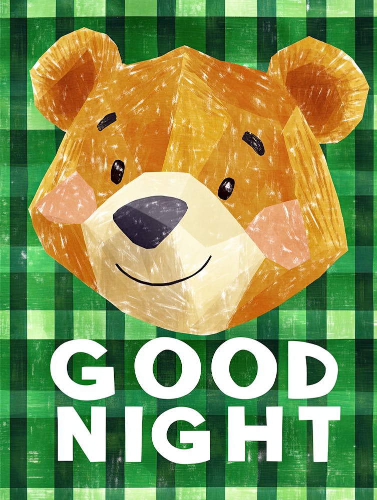 Cozy Pawprints Good Night Children S Prints & Kids Posters