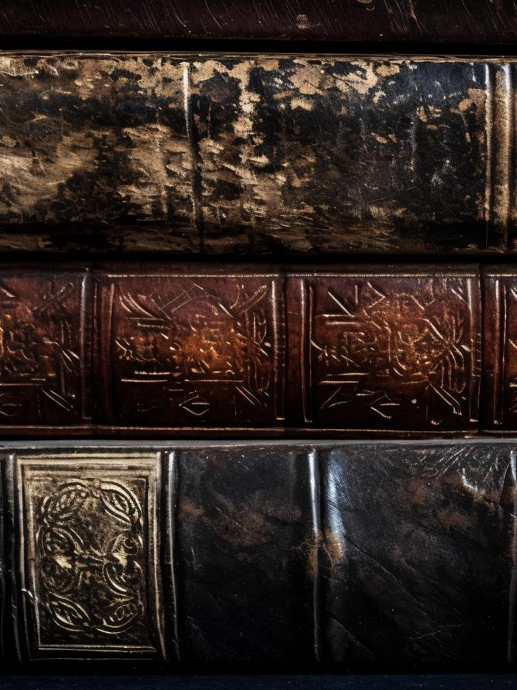 Old Books On A Table 1