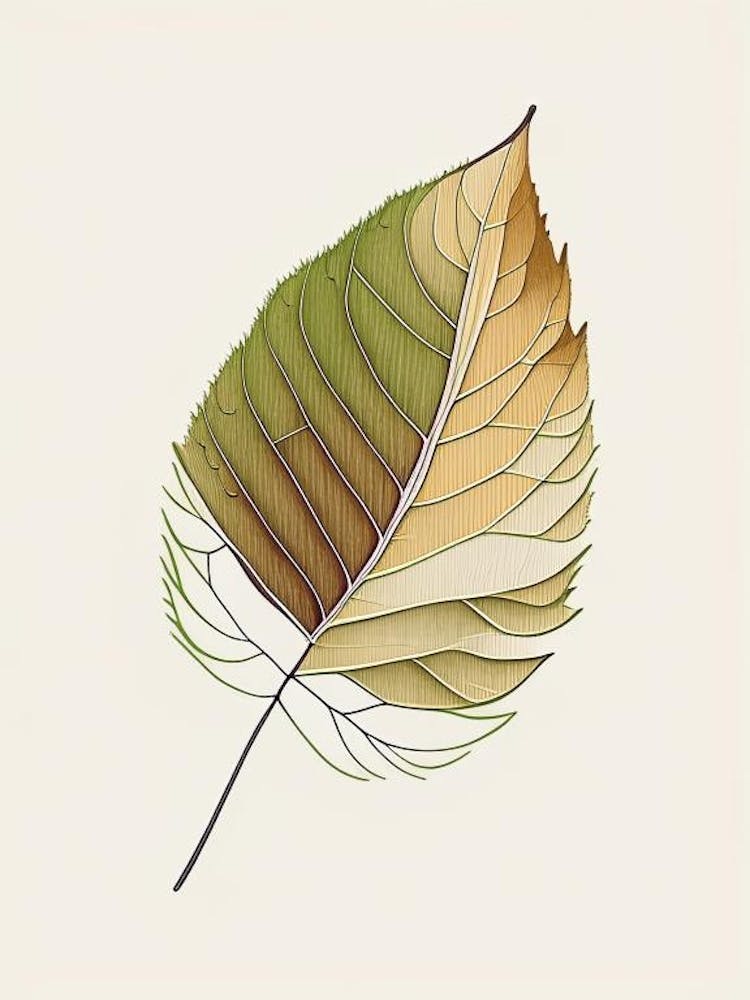 Birch Leaf Warm Tones