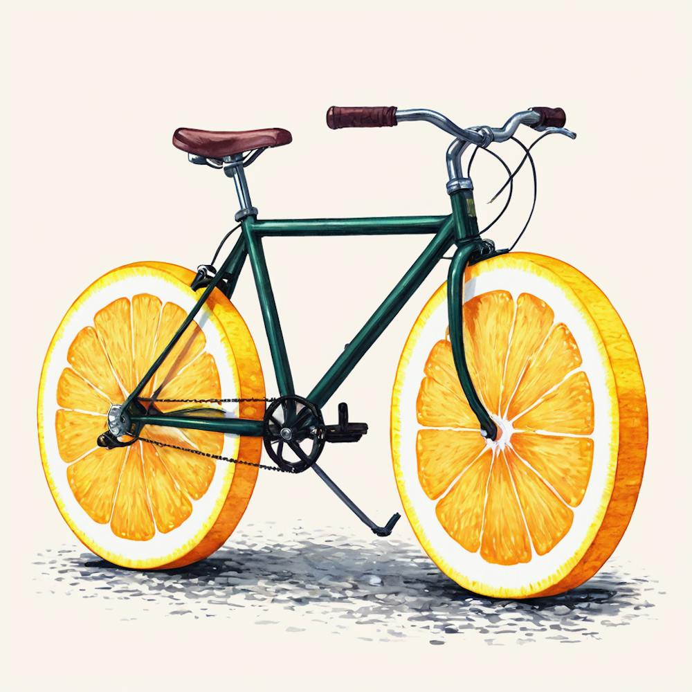 Orange Bike 4