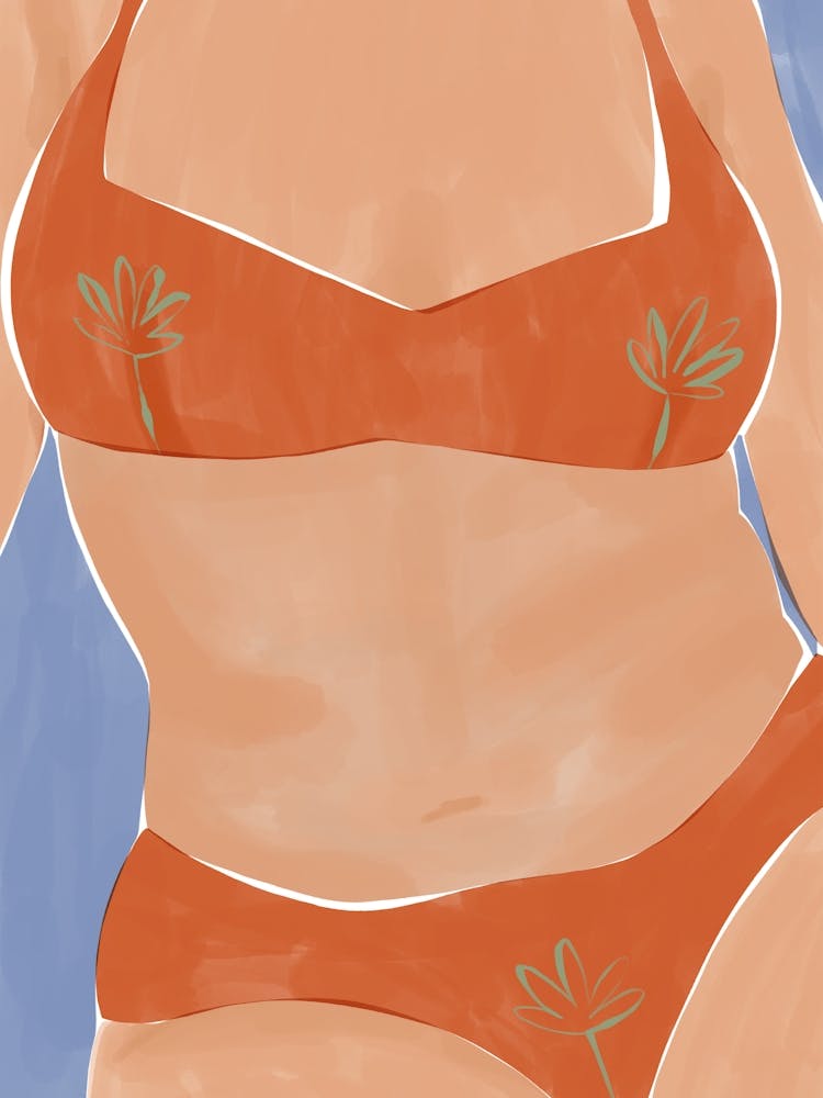 Orange Bikini