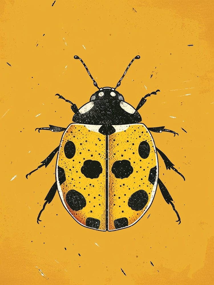 Yellow Ladybug 2