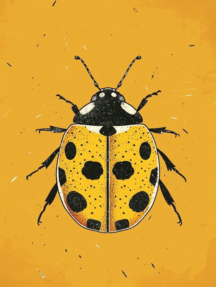 Yellow Ladybug 2