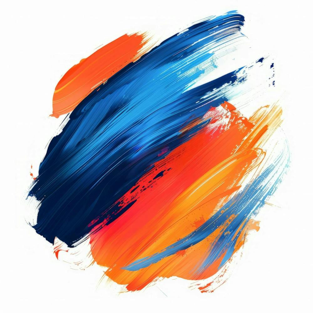 Abstract Brush Strokes 5