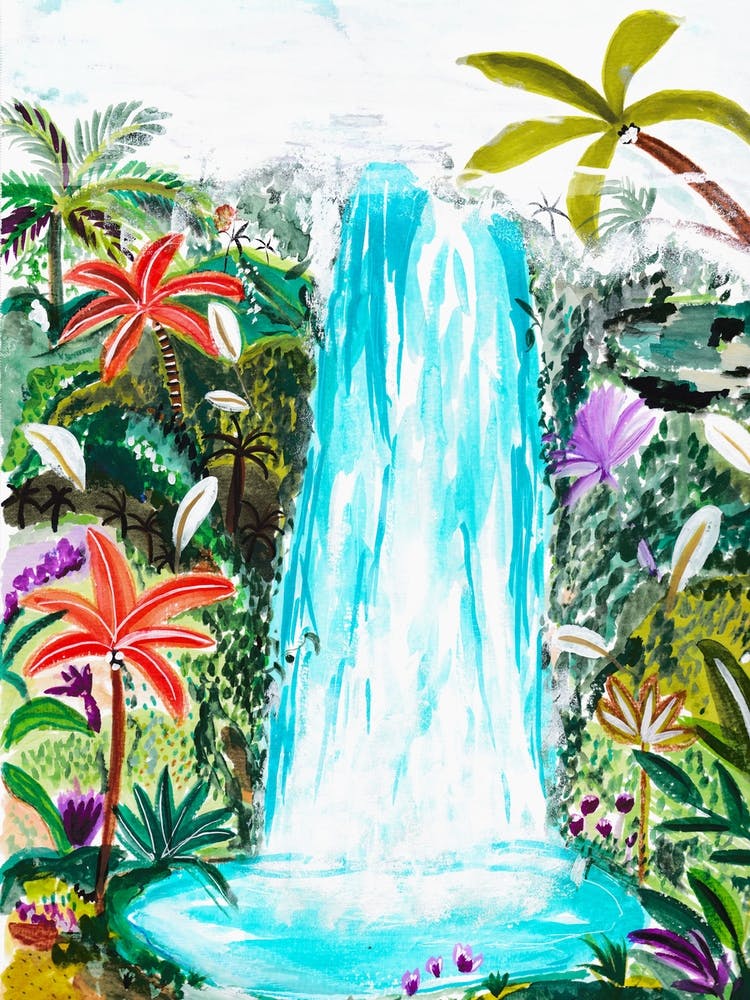 Tropischer Wasserfall