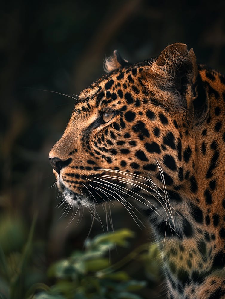 Leopard In The Forest 1