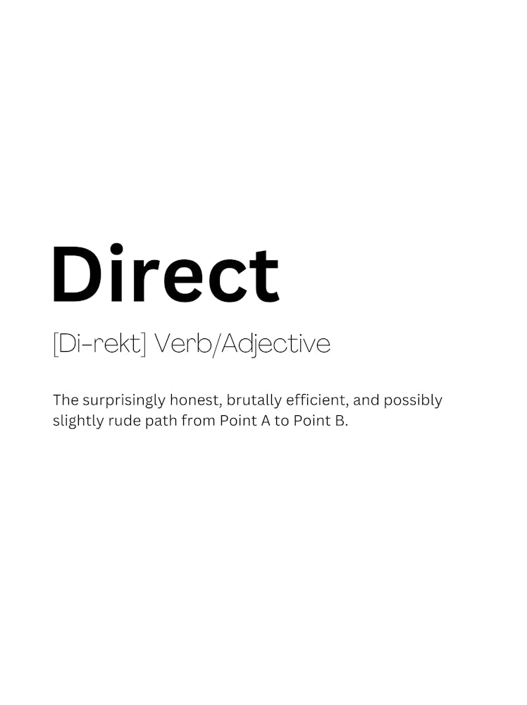 Direct Definition Meaning 1