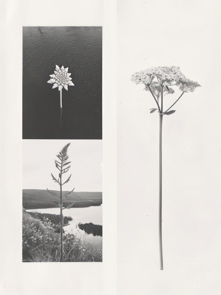 Queen Annes Flower Photo Collage 4