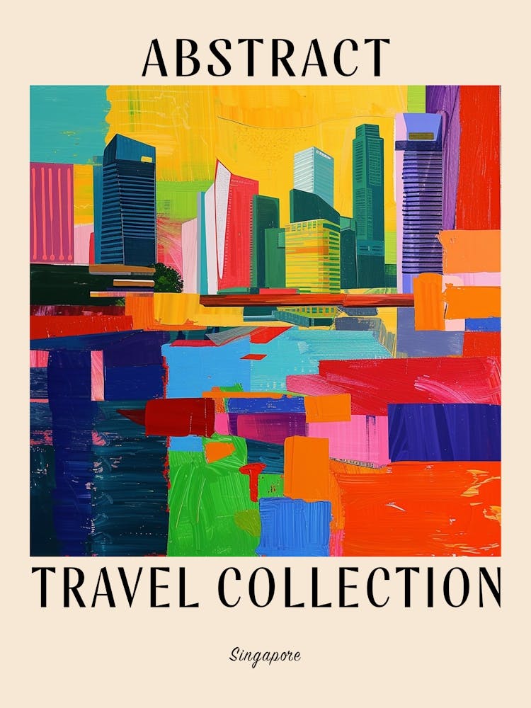 Abstract Travel Collection Poster Singapore 4