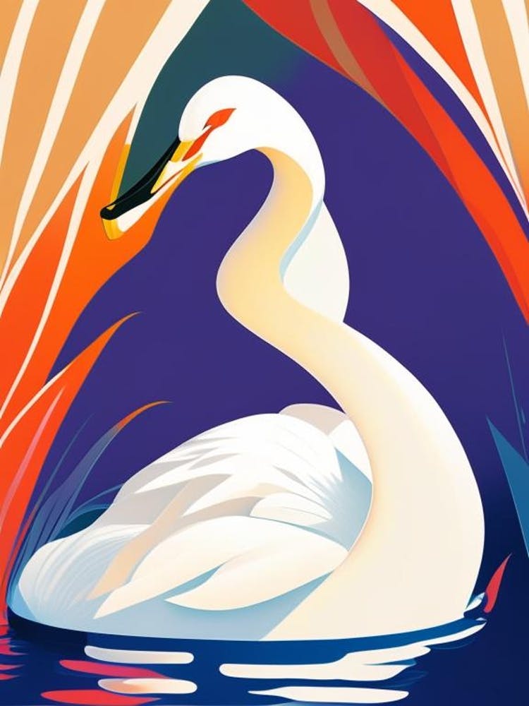 Swan Pop Matisse Bird