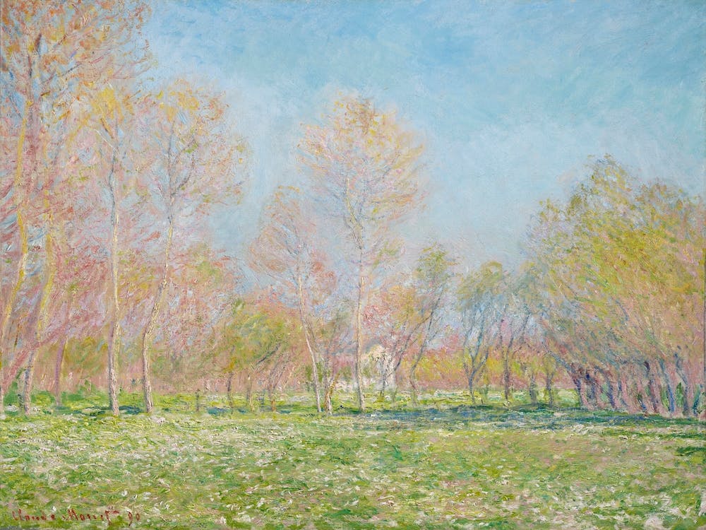 Spring In Giverny (1890), Claude Monet