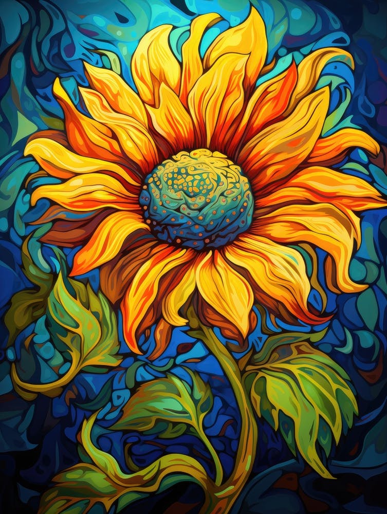 Sunflower Painting 1