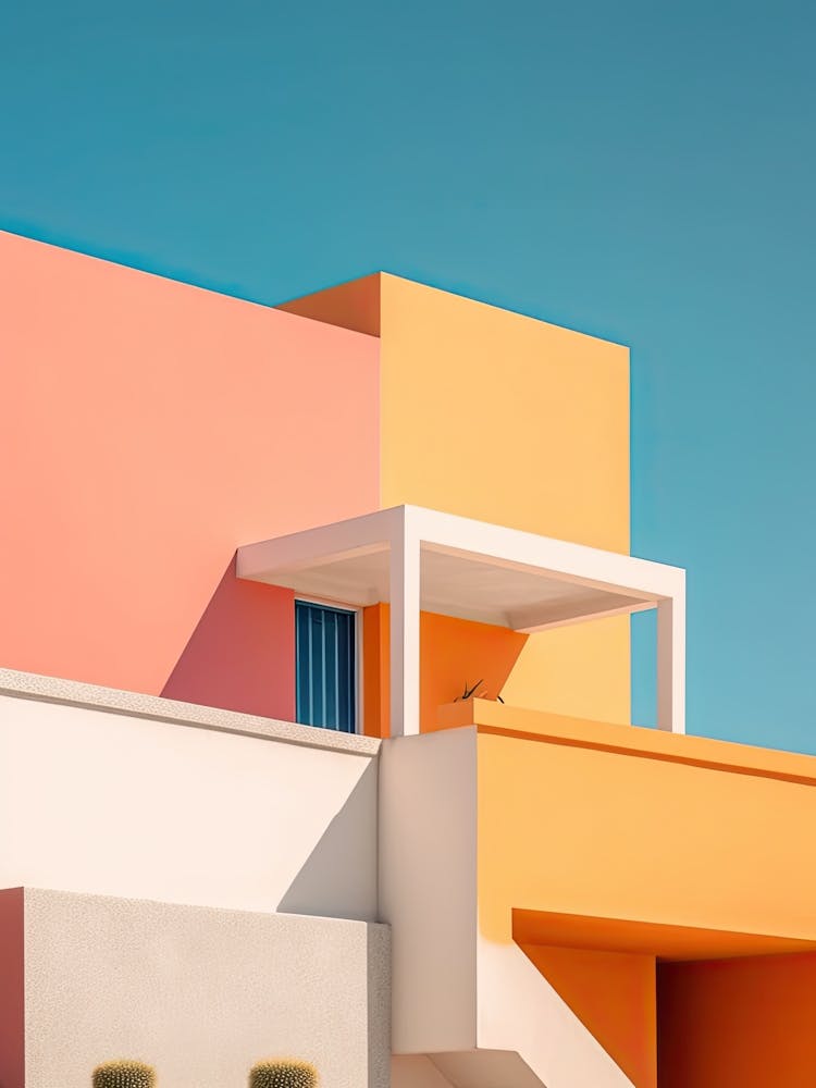 Haus im mexikanischen Stil Sommerfotografie