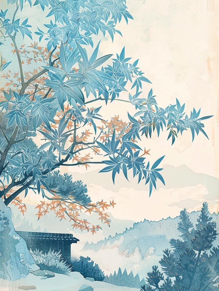 Yamanouchi Japan 3 Retro Illustration