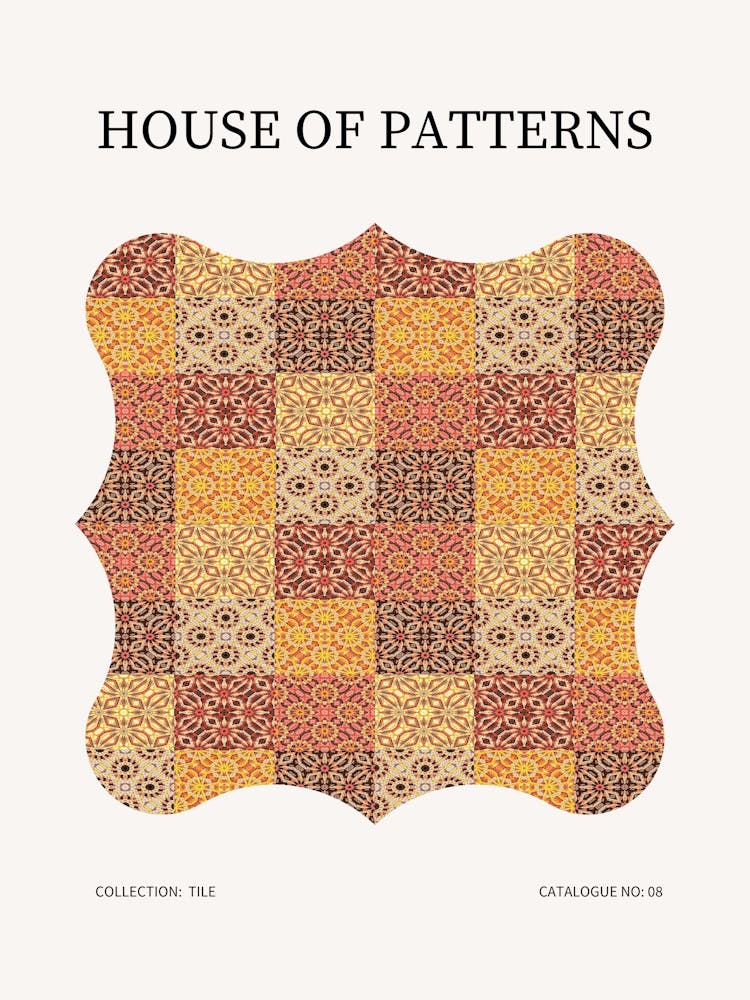 Tile Pattern Poster 8