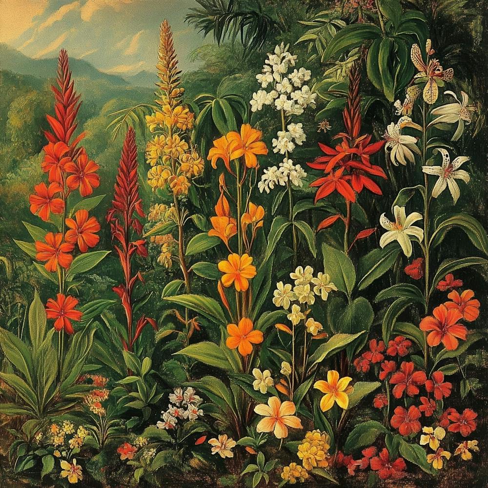 Garden Of Flowers Art 2