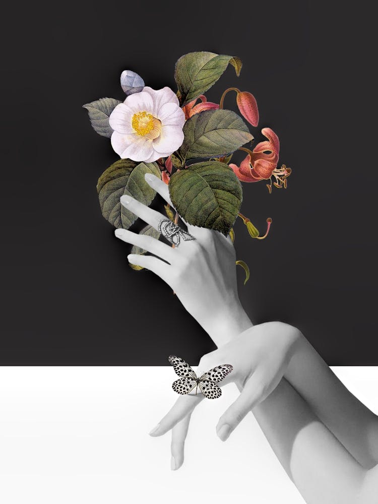 Hands With Flowers