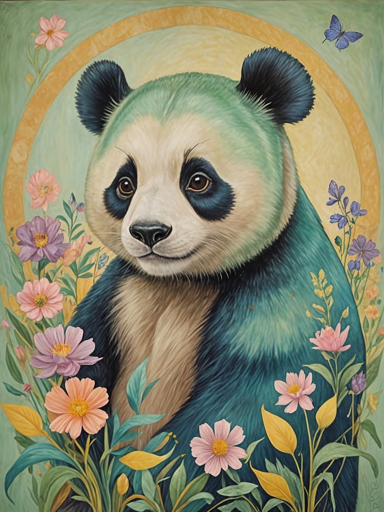 Floral Panda no1