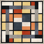 Celestial Canvas: Mid Century Geometric Artistry