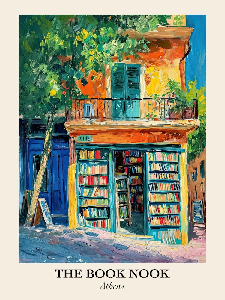 Athens Book Nook Bookshop 3 Poster