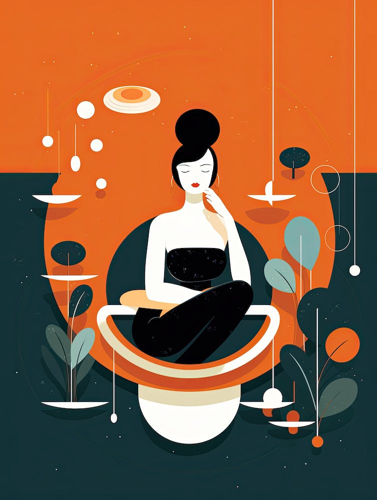 Meditating Woman