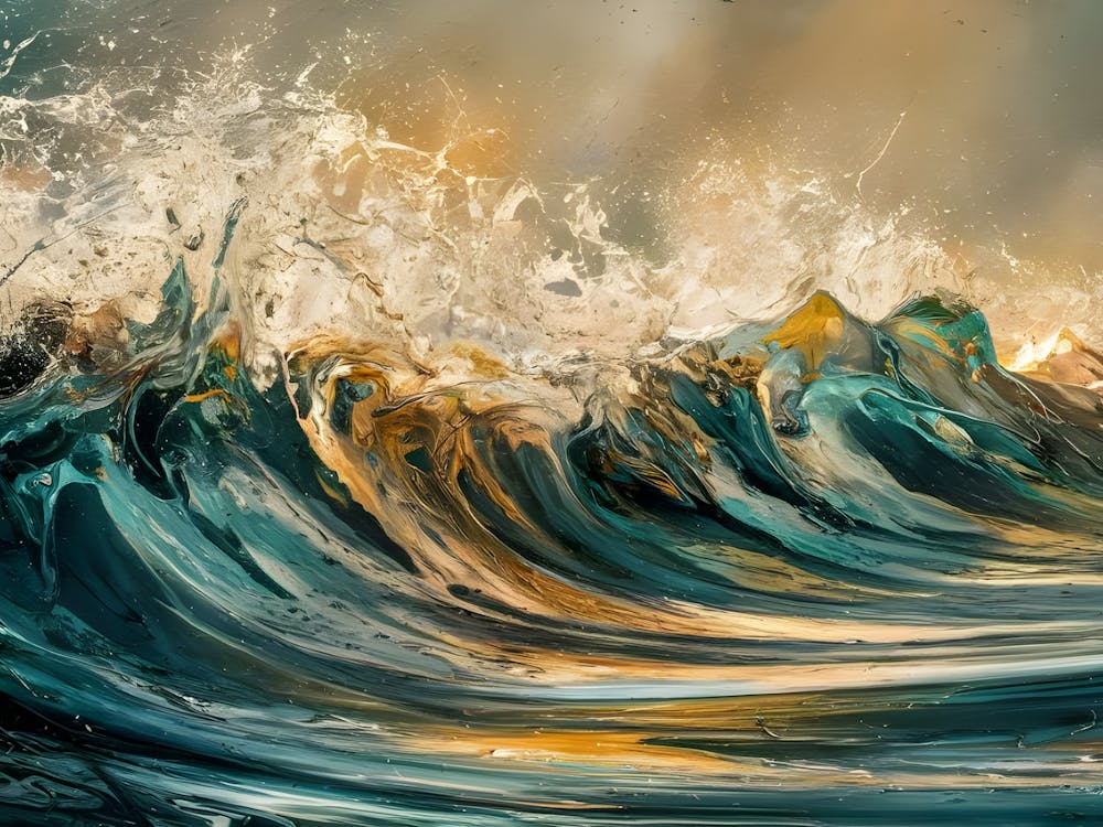Sea Waves Art