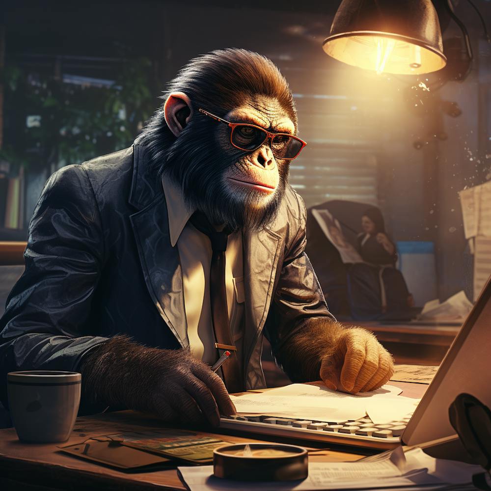 Monkey In A Suit