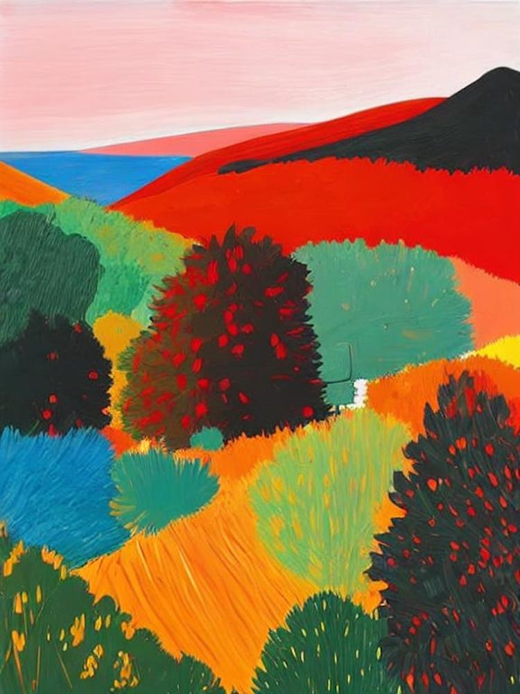 Teide National Park Spain Abstract Colourful