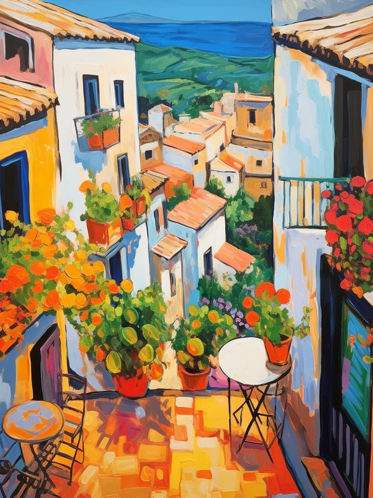 Sicily Italy 1 Fauvist Painting