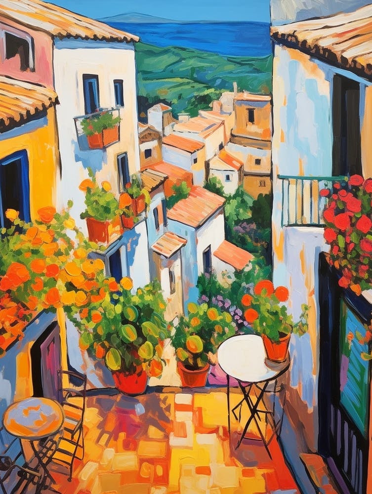 Sicily Italy 1 Fauvist Painting