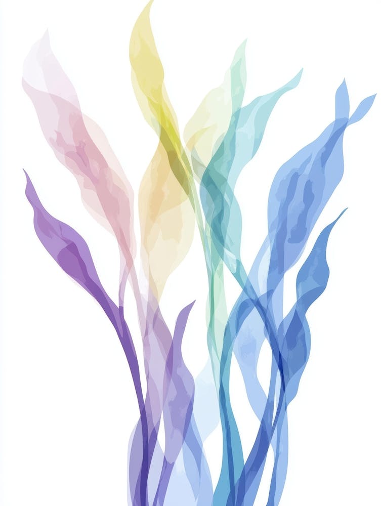 Watercolor Seaweed