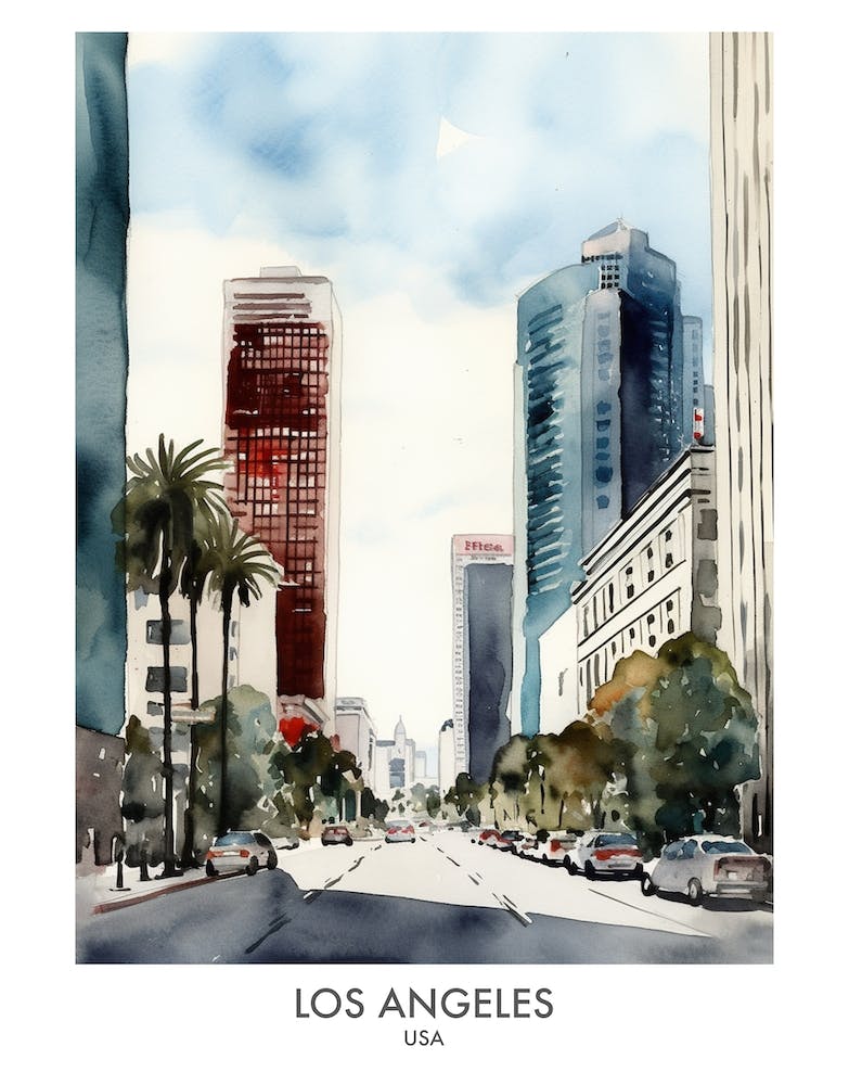 Los Angeles Travel Poster 35