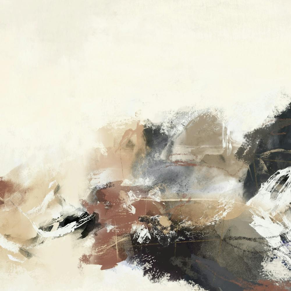 Earthy Tones Square Abstract 2