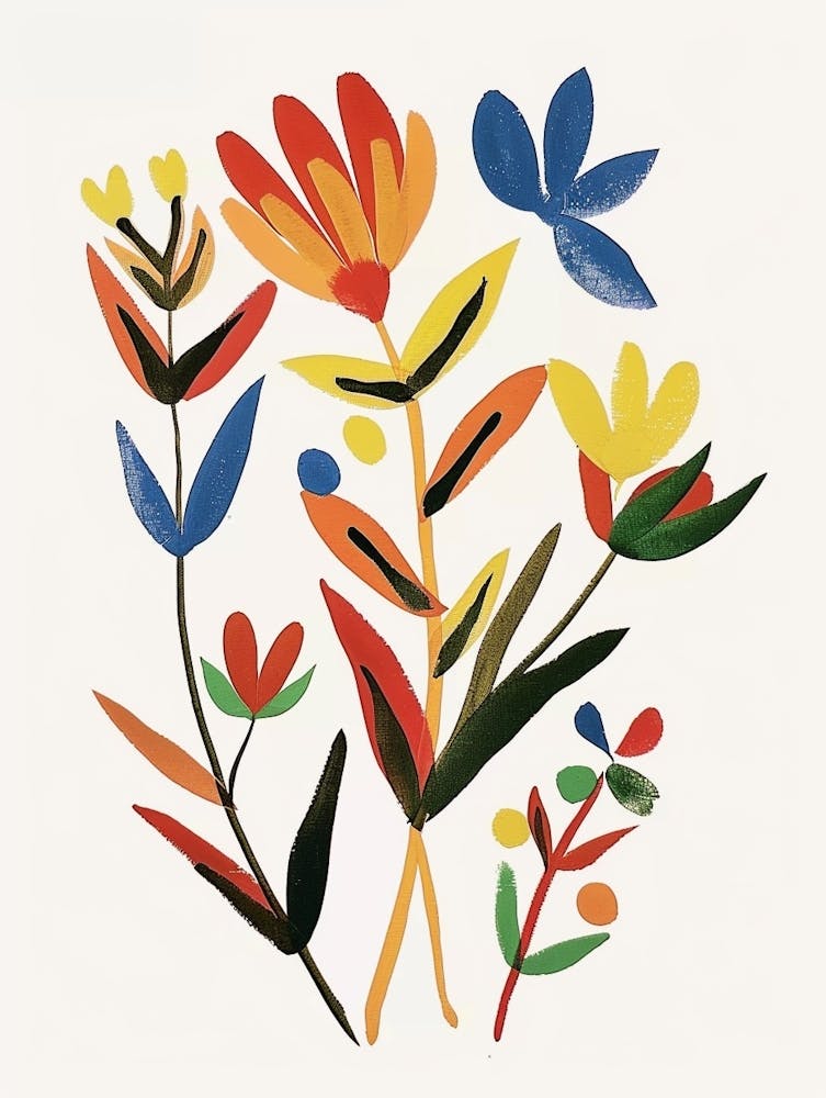 Painted Florals Kangaroo Paw 4