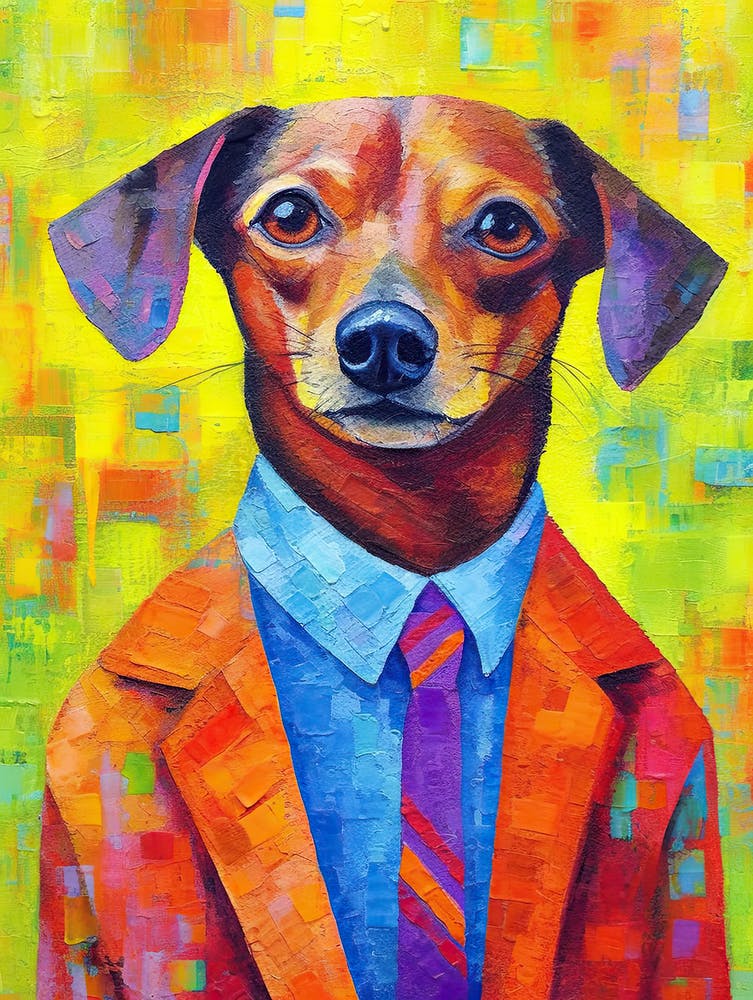 Dogdel Moments; Hunde-Couture in Öl