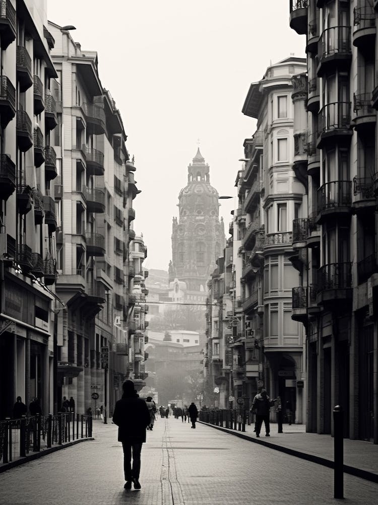 Bilbao, Spain, Black And White Analogue Photography 2