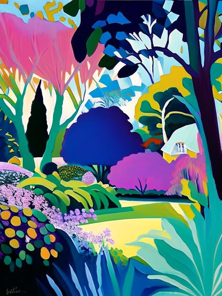 Keirunga Gardens, New Zealand Abstract Still Life