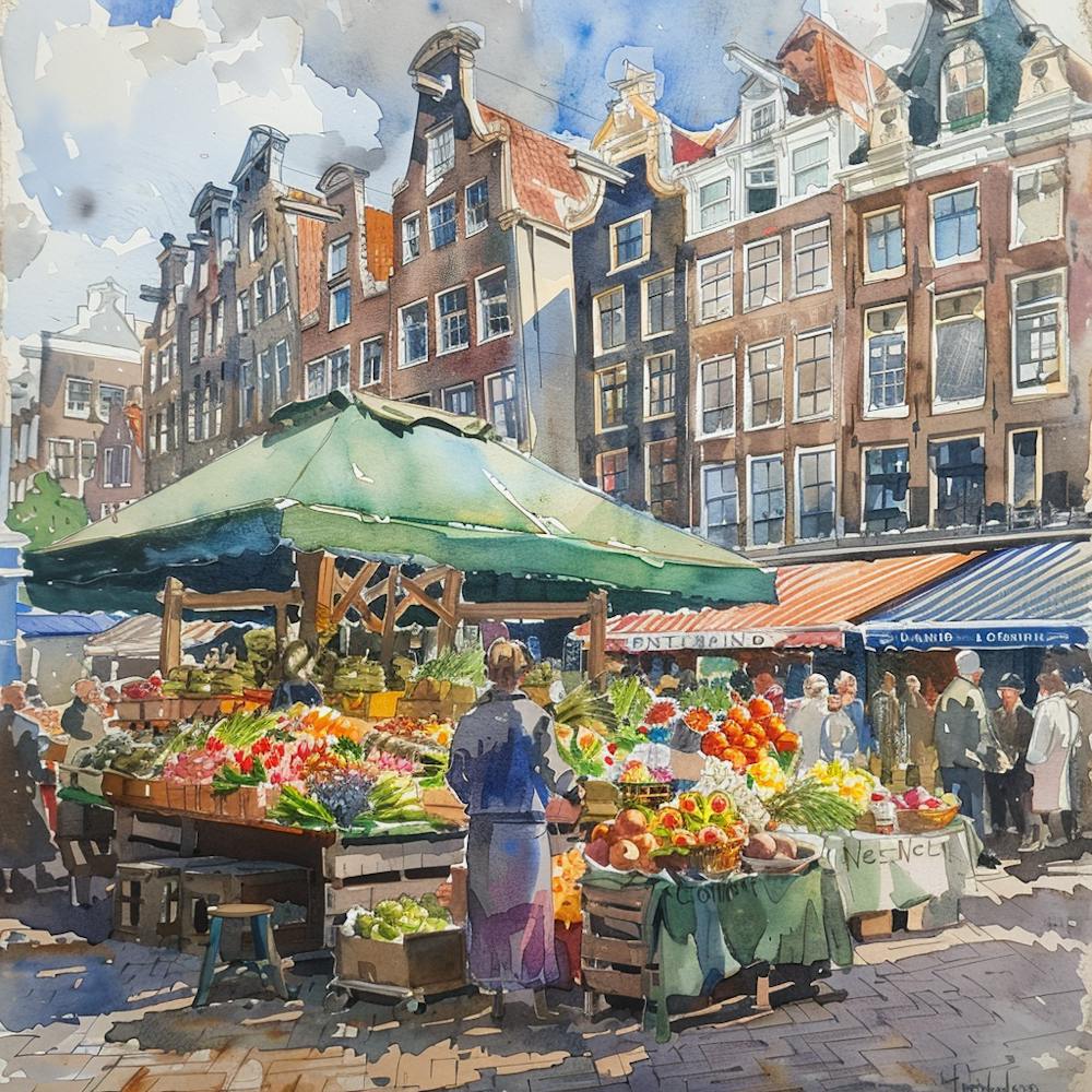 The Bloemenmarkt (Flower Market) Amsterdam Series 2