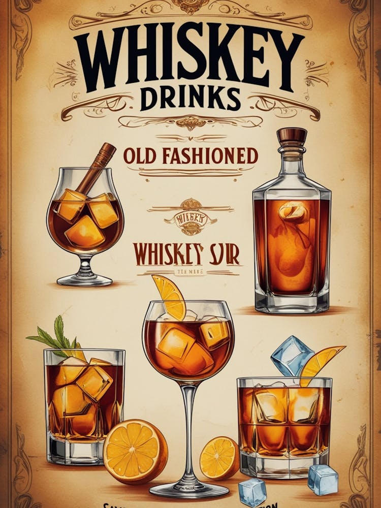 Old Fashioned Whiskey Drinks