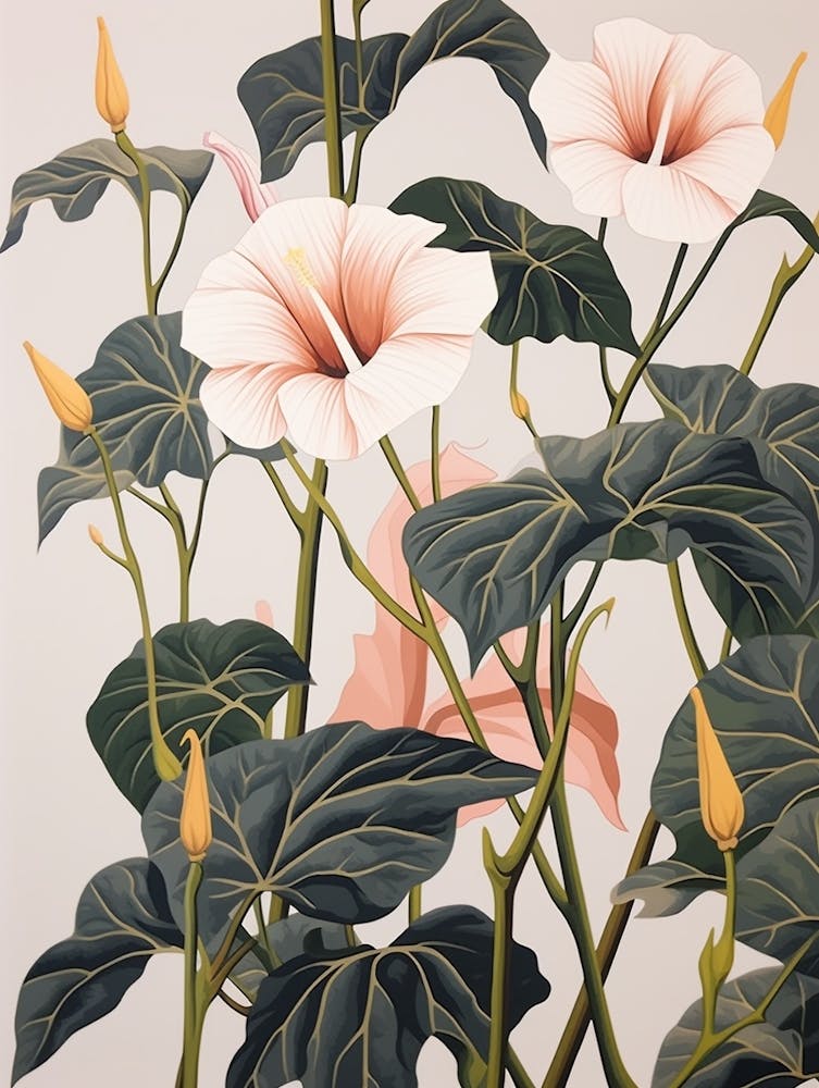 Flower Illustration Morning Glory 4