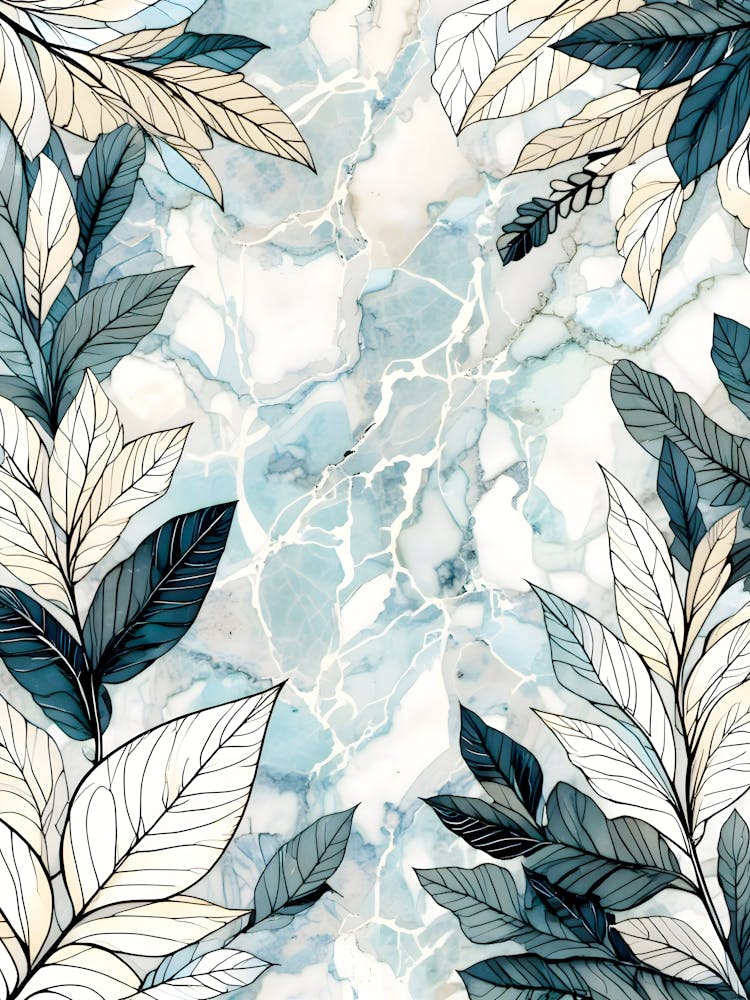 Botanical on Marble