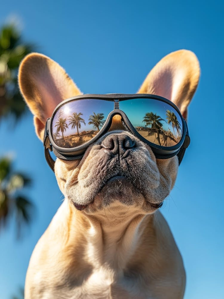 French Bulldog With Sunglasses 1