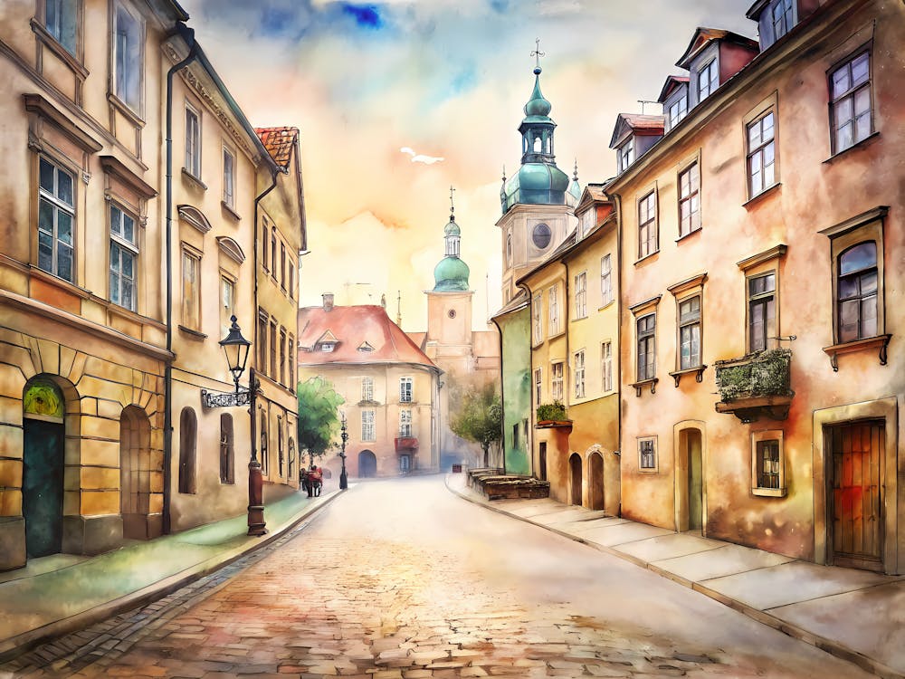 Krakow Poland A Vintage