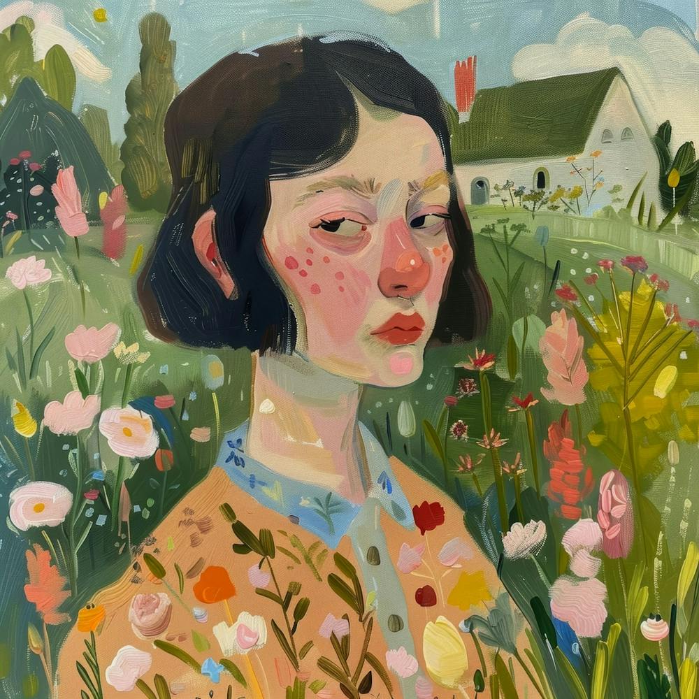 Girl In The Garden 3