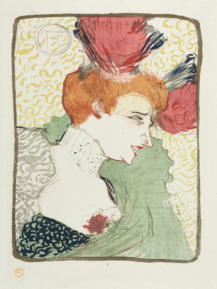 Bust Of Mademoiselle Lender (1895), Henri de Toulouse-Lautrec