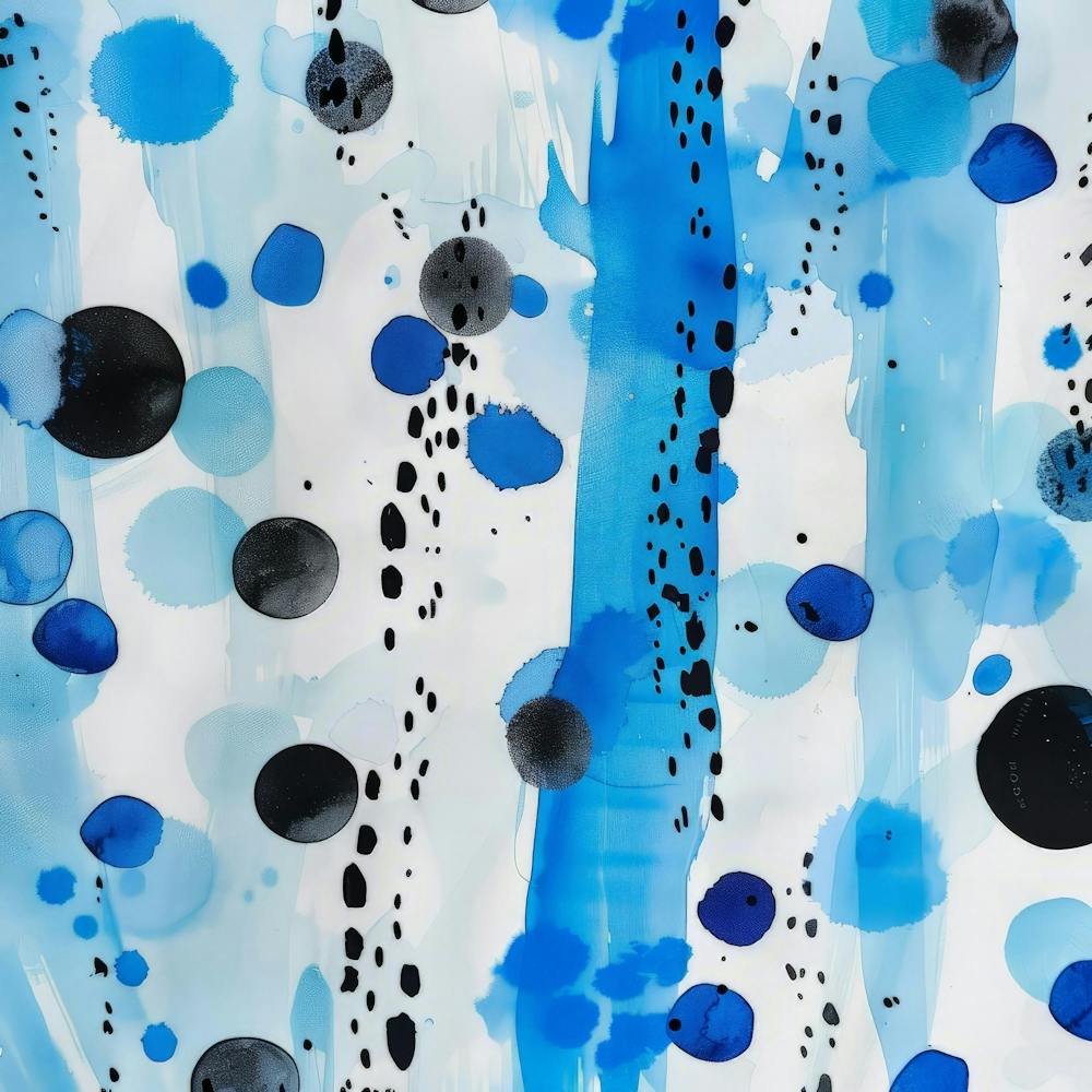 Blue Polka Dots 1
