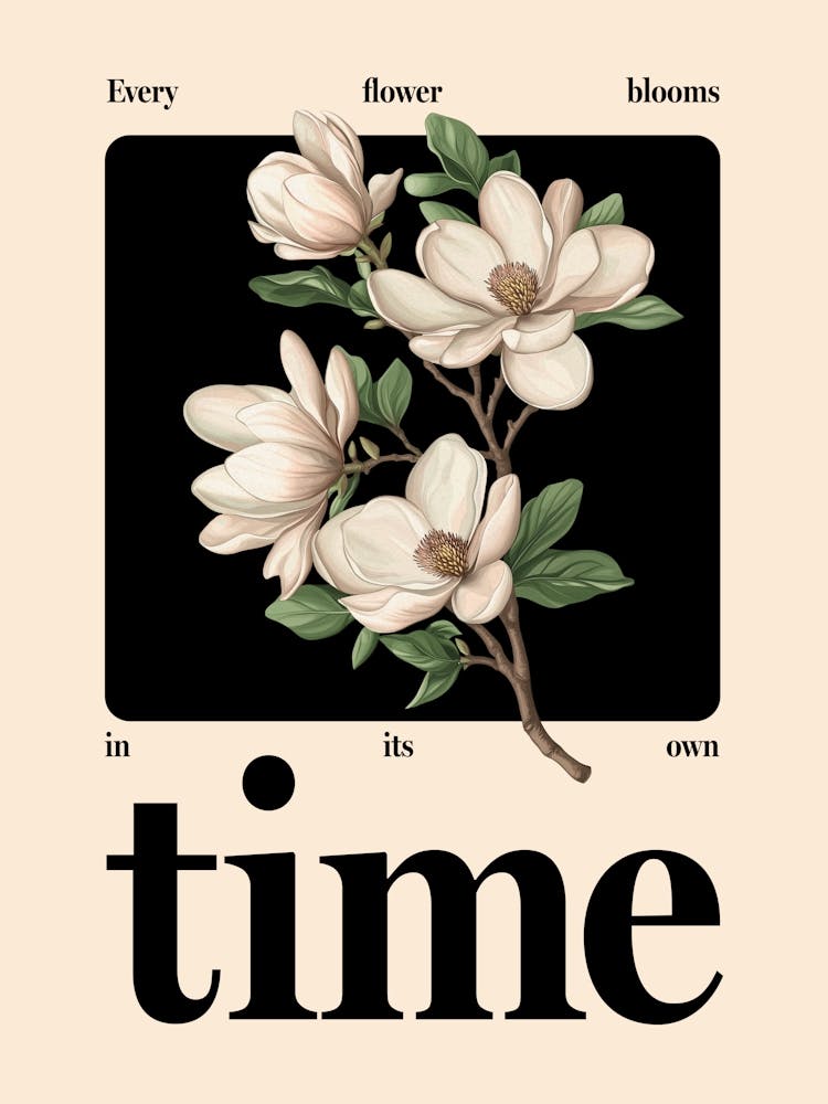 Floral Magnolia Flowers