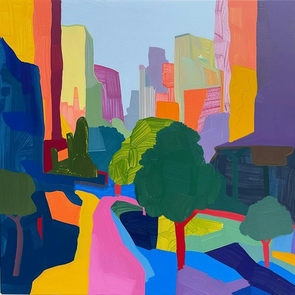 Abstract Park Collection High Line Park New York City 1